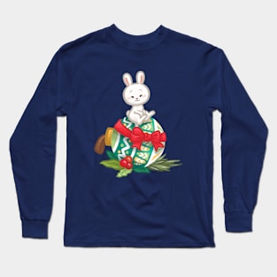 Bunny Christmas Bauble Long Sleeve T-Shirt